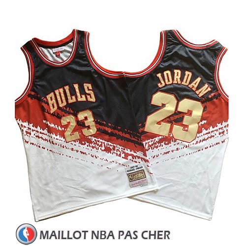 Maillot Chicago Bulls Michael Jordan Mitchell & Ness Noir